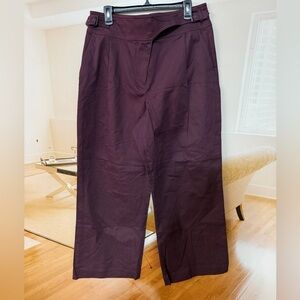 Express Women's Dark Purple Wide Leg Pants